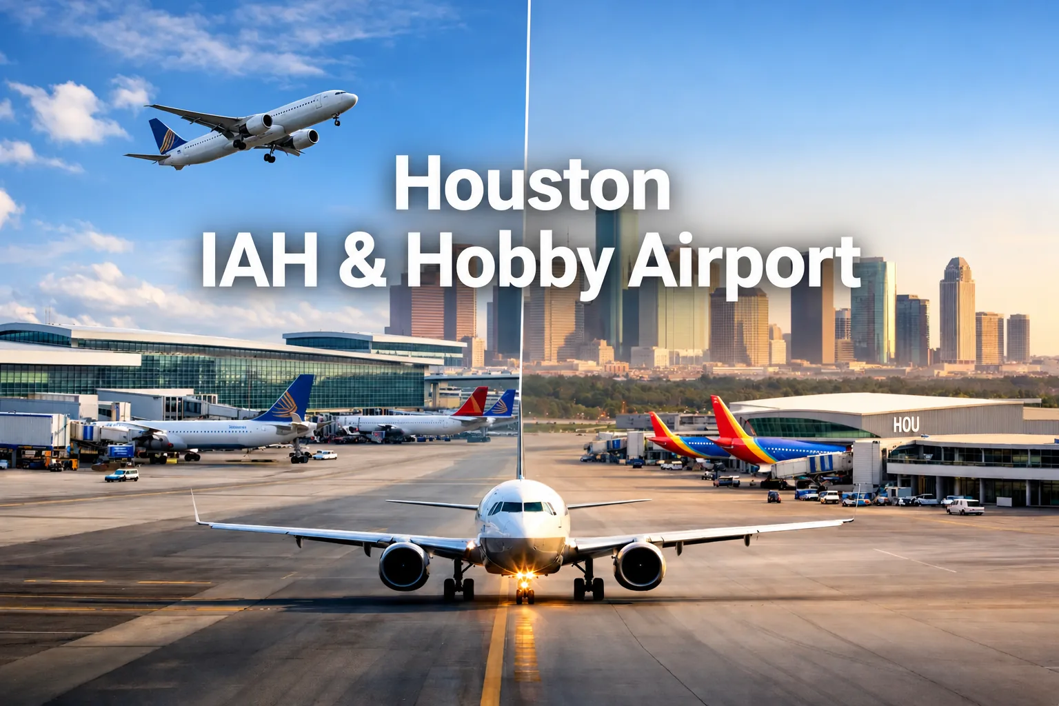 EaseLimo chauffeur pickup at George Bush Intercontinental Airport (IAH) and William P. Hobby Airport